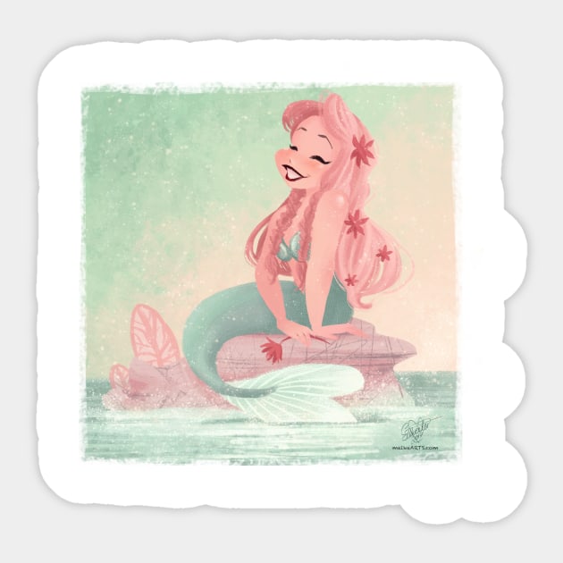 Little Mermaid Design C Sticker by MeikeARTS